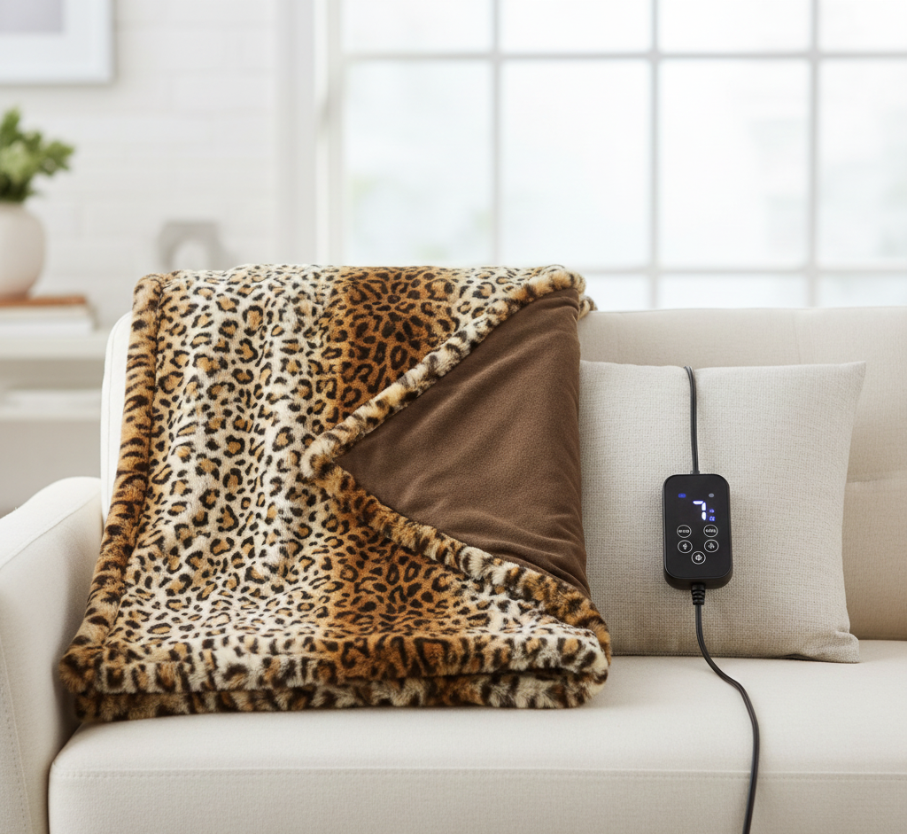 Heated Blanket with 10 Heat Levels and Auto Shut-Off